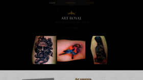 What Artroyaltattoo.com website looked like in 2020 (3 years ago)