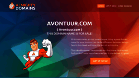 What Avontuur.com website looked like in 2020 (3 years ago)