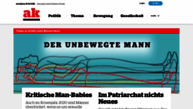 What Akweb.de website looked like in 2020 (5 years ago)