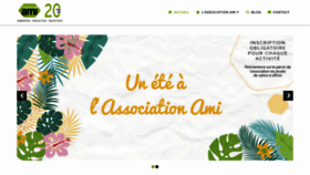 What Association-ami.org website looked like in 2020 (3 years ago)