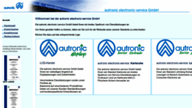 What Autronic-service.de website looked like in 2020 (3 years ago)