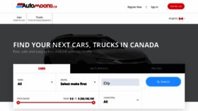 What Automoons.com website looked like in 2020 (3 years ago)