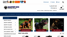 What All-about-mastiff-dog-breed.com website looked like in 2020 (3 years ago)