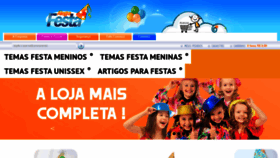 What Alegrafesta.com.br website looked like in 2020 (3 years ago)