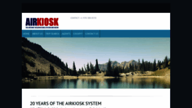 What Airkiosk.com website looked like in 2020 (3 years ago)