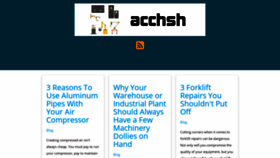 What Acchsh.com website looked like in 2020 (3 years ago)