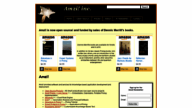 What Amzi.com website looked like in 2020 (3 years ago)