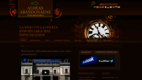 What Aldeasabandonadas.com website looked like in 2020 (3 years ago)