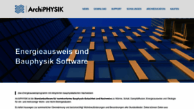 What Archiphysik.at website looked like in 2020 (3 years ago)