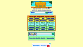 What Awesomelibrary.org website looked like in 2020 (3 years ago)