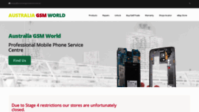 What Australiagsmworld.com.au website looked like in 2020 (3 years ago)