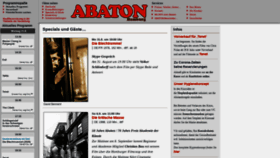 What Abaton.de website looked like in 2020 (3 years ago)