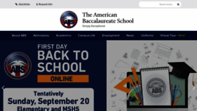 What Abs.edu.kw website looked like in 2020 (3 years ago)