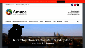 What Amaze.cz website looked like in 2020 (3 years ago)