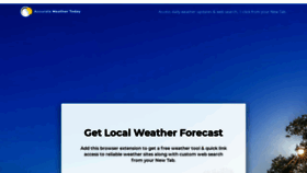 What Accurateweathertoday.com website looked like in 2020 (3 years ago)