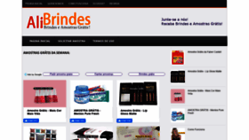 What Alibrindes.com.br website looked like in 2020 (5 years ago)