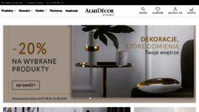 What Almidecor.com website looked like in 2020 (3 years ago)