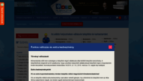 What Albaklima.hu website looked like in 2020 (4 years ago)