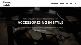 What Accessoryartists.com website looked like in 2020 (3 years ago)
