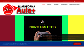 What Aulamas.cl website looked like in 2020 (3 years ago)