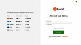 What App.foxbit.com.br website looked like in 2020 (3 years ago)