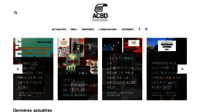 What Acbd.fr website looked like in 2020 (3 years ago)