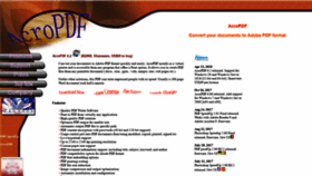 What Acropdf.com website looked like in 2020 (3 years ago)