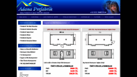 What Adanaprefabrik.net website looked like in 2020 (3 years ago)