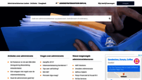 What Administratiekantoor-info.nl website looked like in 2020 (3 years ago)