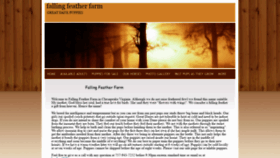 What Afallingfeather.com website looked like in 2020 (3 years ago)