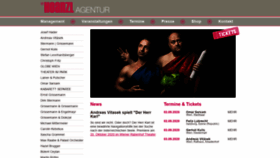 What Agentur-hoanzl.at website looked like in 2020 (3 years ago)