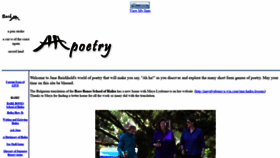 What Ahapoetry.com website looked like in 2020 (3 years ago)