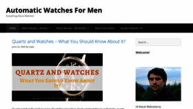 What Automaticwatchesformen.com website looked like in 2020 (3 years ago)