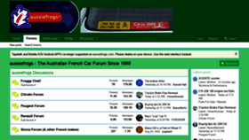 What Aussiefrogs.com website looked like in 2020 (3 years ago)