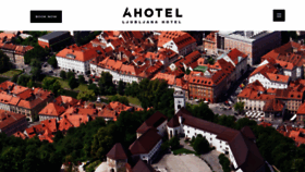 What Ahotel.si website looked like in 2020 (4 years ago)