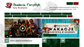 What Akademiaflorystyki.pl website looked like in 2020 (3 years ago)