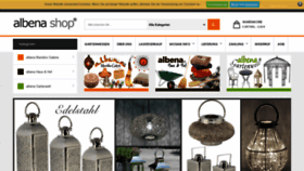 What Albena-shop.de website looked like in 2020 (3 years ago)