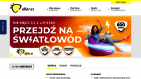 What Alfanet24.pl website looked like in 2020 (3 years ago)