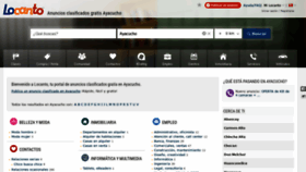 What Ayacucho.locanto.com.pe website looked like in 2020 (3 years ago)
