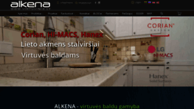 What Alkena.lt website looked like in 2020 (3 years ago)