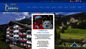 What Alpenhotelcorona.com website looked like in 2020 (3 years ago)