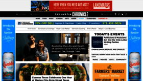 What Austinchronicle.com website looked like in 2020 (3 years ago)
