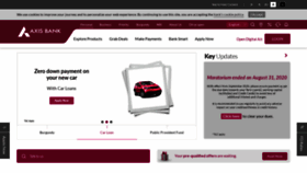 What Axisbank.com website looked like in 2020 (3 years ago)