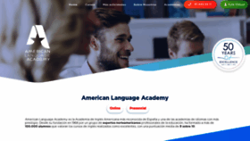 What Americanlanguage.es website looked like in 2020 (3 years ago)