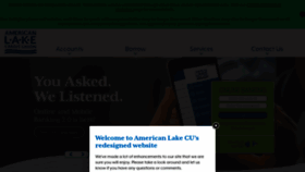What Americanlake.org website looked like in 2020 (3 years ago)