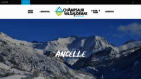 What Ancelle.fr website looked like in 2020 (3 years ago)