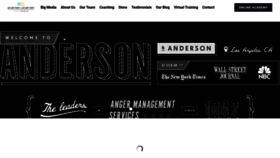 What Andersonservices.com website looked like in 2020 (3 years ago)