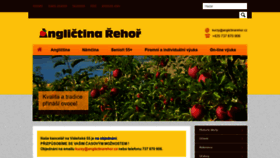 What Anglictinarehor.cz website looked like in 2020 (3 years ago)