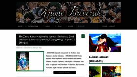 What Anime-foreversite.net website looked like in 2020 (3 years ago)