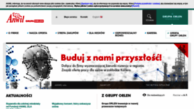 What Anwil.pl website looked like in 2020 (3 years ago)